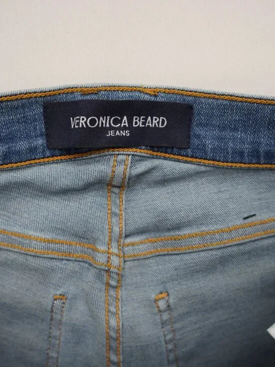Veronica Beard Beverly High Waist Skinny Flare Leg Jeans Size 27 - Picture 7 of 13